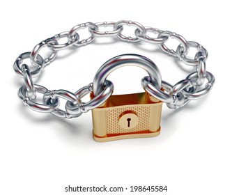 Padlock And Chain