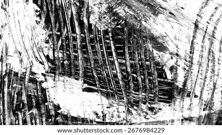Paint brush texture. Abstract wall. Black color painted art brush stroke background