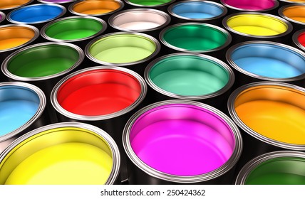 paint buckets