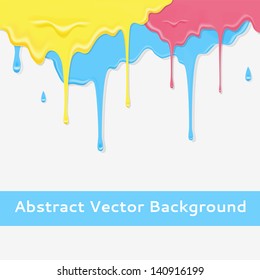 Similar Images, Stock Photos & Vectors of Paint colorful dripping