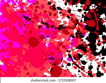 Vector Seamless Paint Splatter Pattern Grunge のベクター画像素材 ロイヤリティフリー