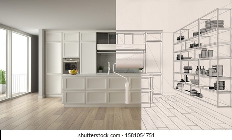 Before After Kitchen Images Stock Photos Vectors