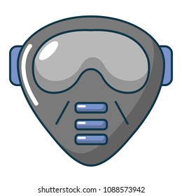 Paintball Mask Icon. Cartoon Illustration Of Paintball Mask Icon For Web