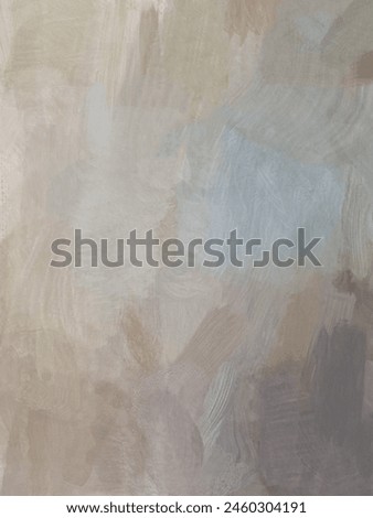 Painted gray background wallpaper image with large brush strokes and messy paint
