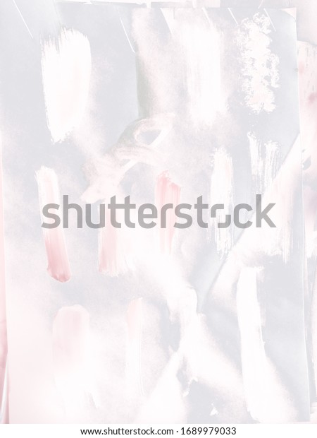 Painted Strokes Pencil Silver Poster. Background\
Painted Strokes Pen Pink Japanese Poster. Chalk Stain Pink. Simple\
Metall Stroke