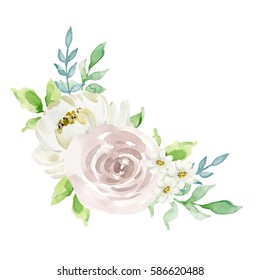 Vector Vintage White Blue Roses Lisianthuses Stock Vector (Royalty Free ...