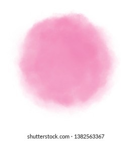 Similar Images, Stock Photos & Vectors of Light Pink Round Watercolor