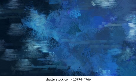 painting brush texture with teal blue, very dark blue and corn flower blue colors. can be used for wallpaper, cards, poster or creative fasion design elements.: stockillustratie