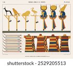 Paintings copied from the tomb of Ramses IV  Maimonides  from Monuments de l