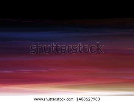 Paintlike horizontal abstract texture of mixed colours. Smooth artistic background showing a concept of motion, speed, blending.