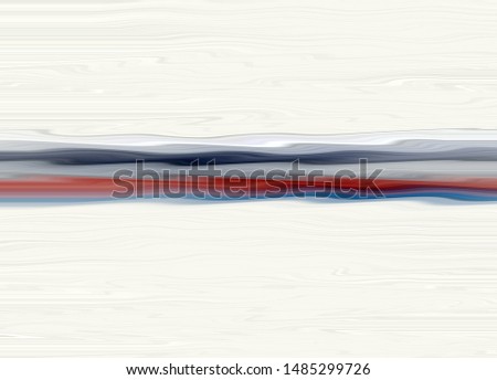Paintlike horizontal abstract texture of mixed colours. Smooth artistic background showing a concept of motion, speed, blending.