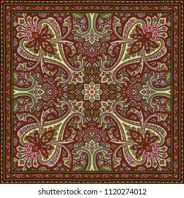 Paisley Ethnic Scarf Design