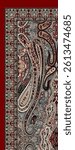 Paisley Indian motif hijab vintage paisley hijab intricate paisley scarf fashion scarf elegant scarf hijab traditional classical pattern
