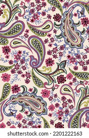 Paisley Pattern For Fabric Fashion