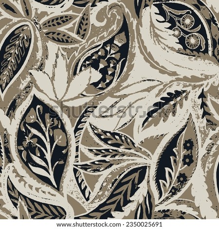 paisley seamless pattern. background textures. vector illustration.