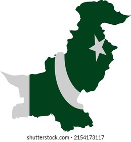 1,092 Pakistan flag outline Images, Stock Photos & Vectors | Shutterstock