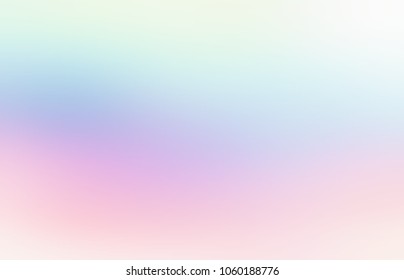 Pale Blue Pink Ombre Empty Background. Light Blurry Texture. Delicate Gradient Abstract Illustration. Gentle Defocus Template.