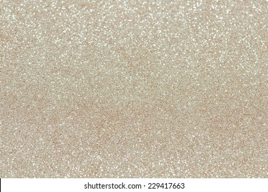 Pale Gold Glitter Christmas Abstract Background