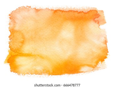 Pale Orange Rectangular Backdrop Painted Watercolor Stock Illustration ...