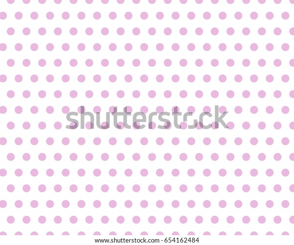 Pale Pink Polka Dot Background Stock Illustration 654162484