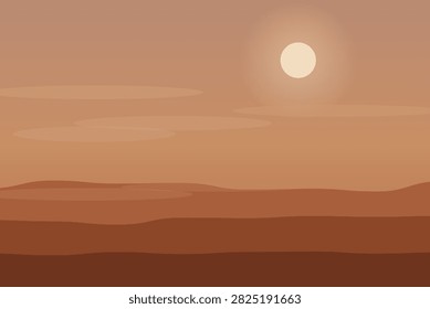 Sol pálido cubierto por