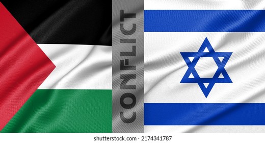 Palestine Israel Flags Flag Palestine Flag Stock Illustration ...