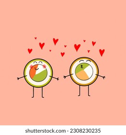 palta kawaii brand kawai avocado - Powered by Shutterstock