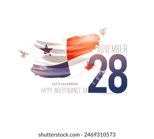 Panama Independence day creative art - Powered by Shutterstock