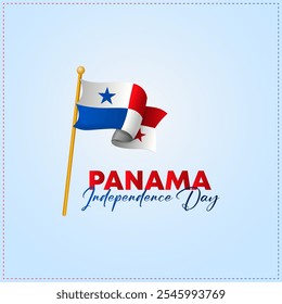 Panama Independence Day Light color Background.  - Powered by Shutterstock