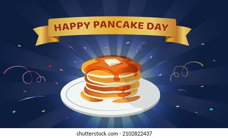 pancake day banner design illustration  - Powered by Shutterstock