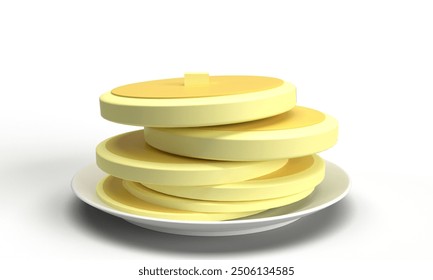 pancake day cheese food dish plate eat breakfast dinner lunch stack meal pancake battercake sweet drink baked fruit shrove snack honey tuesday tasty fresh delicious cook sirup butter sweet.3d render - Powered by Shutterstock