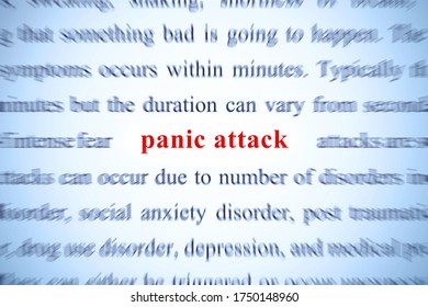 panic attack focus on word