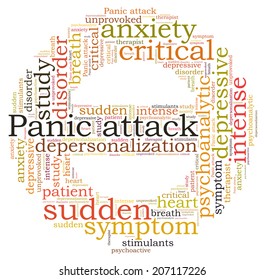 Panic Attack Word Cloud Stock Illustration 207117226 | Shutterstock