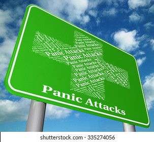 Panic Attacks Indicating Ill Health And Displays