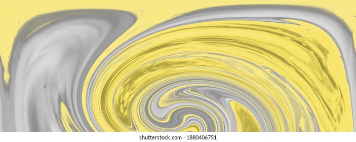 Panorama blurred trendy yellow  background  Multicolored neon yellow grey holographics gradient  Backdrop for your design  Website template 
