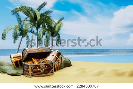 Similar – Image, Stock Photo the beach Deserted