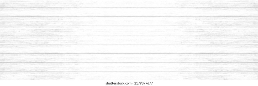 Panorama of white wood plank texture and seamless background. Concept banner for your any design.