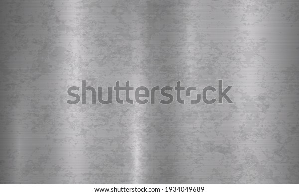 Panoramic metal\
background with rust -\
illustration