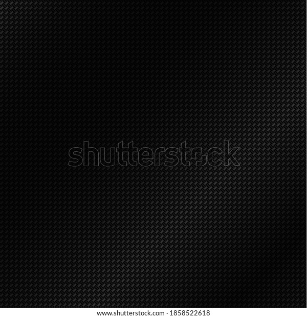 Panoramic texture of black and gray carbon\
fiber -\
illustration