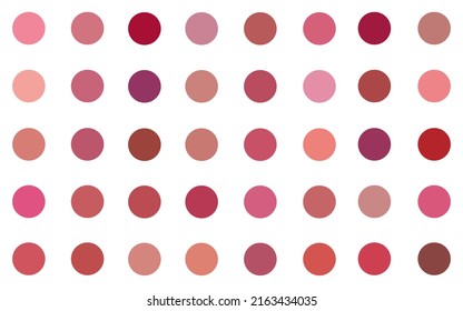 Pantone Trendy Color Catalog Inspiration Examples Stock Illustration ...