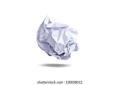 Paper Being Crumpled Stock Illustration 130058012 | Shutterstock