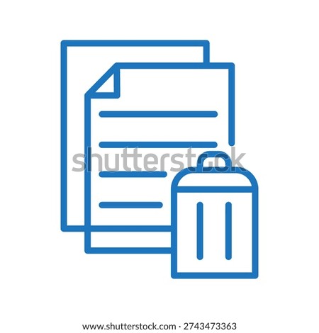 Paper document isolated icon vector illustration design. Notepad icon vector outline illustration sign. Notepad icon line art simple line art of notepad. Perfect for notepad logos and icons.