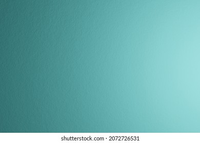 Paper Texture, Abstract Background. The Name Of The Color Is Tron Blue. Gradient With Light Coming From Right