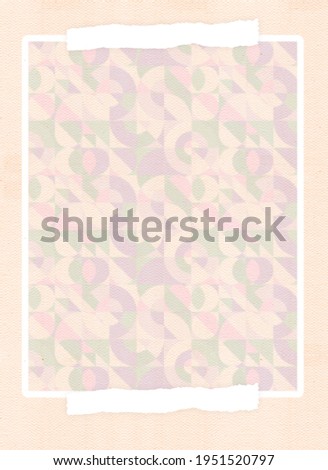 Paper Texture with Geometrical Pattern