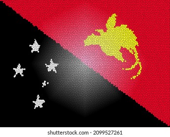 Papua New Guinea Flag Pg National Stock Illustration 2099527261