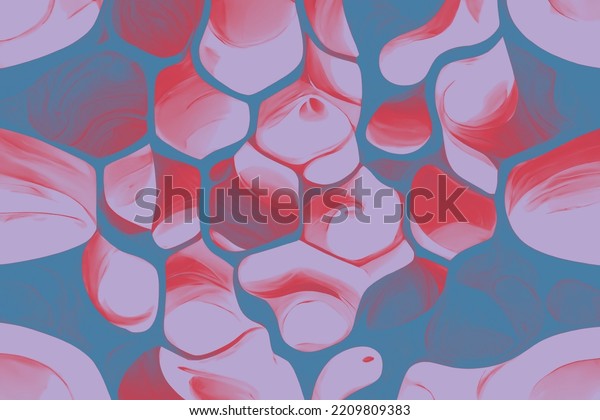 Parametric Honeycomb Pattern Irregular Trendy Colors Stock Illustration ...