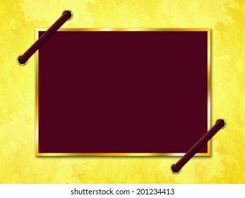 Parchment Paper Showing Empty Space And Framing