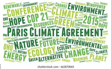 Paris Climate Agreement Word Cloud