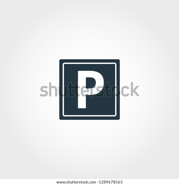 Parking\
creative icon. Simple element illustration. Parking concept symbol\
design from airport collection. Can be used for web, mobile and\
print. web design, apps, software,\
print.