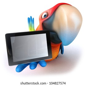 Parrot And Tablet